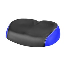 Lemestar Mavi Bisiklet Koltuğu: Burunlu Olmayan, Konforlu Sürekli Sürüş Dikişli Lastik Üstü Spor Bisiklet Yastığı Mavi