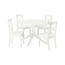 Ikea Beyaz Geniş Yemek Masası - Yemek Masası Takımı