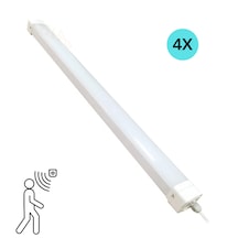 Forlife Osram Led Chıp 40w Ip65 Radar Sensör Etanj Armatür 4 Adet Beyaz