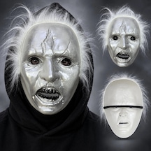 Beyaz Saçlı Michael Myers Plastik Karakter Maskesi