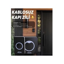 Kablosuz Su Geçirmez Kapı Zili 5047