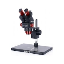 Myscope My-7s Trinoküler Stereo Mikroskop 6.5x-58x Sürekli Zoom 360 Ayarlanabilir Elektronik Tamir Mikroskobu