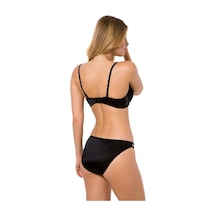 Le Jardin Vivian Dantelli Push-up Straplez Sütyen Takım- 5050 Siyah
