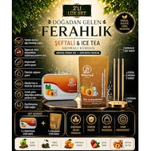 Mucize 2"li Set Şeftali-buzlu Çay Aromalı Kürdan Metal Kutu+doypak