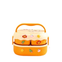 Büyük Kapasiteli Sevimli Çocuk Beslenme Çantası Çift Katmanlı-sar