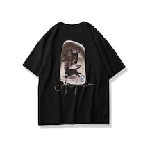 Flood Of Style Unisex Utopia Ancient Inscriptions Travis Scott Tshirt Siyah Beyaz