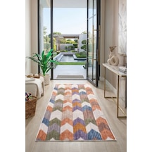 Raschel Carpet Premium Bohem Yıkanabilir Leke Tutmaz Modern Multi Çok Renkli Özel Seri Kaymaz Taban Yolluk Rcmultı Yllk 001 Çok Renkli