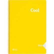 K.Color A4 60 Yaprak Kareli Pp Kapak Spiralli Cool Defter