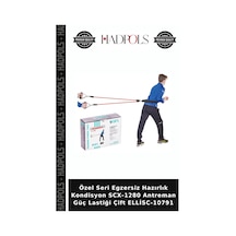 Özel Seri Egzersiz Hazırlık Kondisyon Scx-1280 Antreman Güç Lastiği Çift Ellisc-10791 Çok Renkli