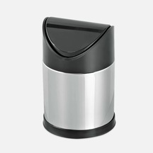 1.5Lt Masaüstü Sallanır Kapaklı Çöp Kovası