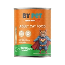 Bypet Tavuk Etli Yetişkin Yaş Kedi Sı 1 Adet -400 Gram Konserve 100 G