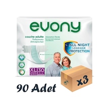 Evony 6 Damla Bel Bantlı Yetişkin Hasta Bezi XL 3 x 90'Lı