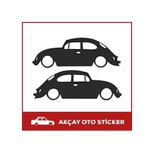 Vosvos Sticker Volkswage Sticker Vosvos Gölge Sticker Oto Sticker