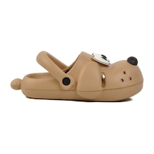 Bej Unisex Çocuk Sabo Terlik Doggy F Bej