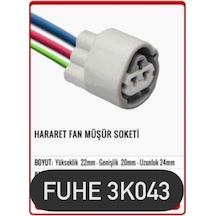 Fhe 3k043 3 Pin Oto Elektrik Tesisat Soketi