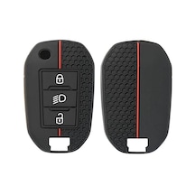 Citroen C4 C4l Kaktüs C3 C6 C8 Silikon Anahtar Kılıfı 2.resime Ba