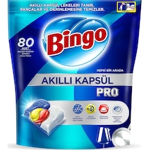 Bingo Akıllı Kapsül Pro Bulaşık Makinesi Deterjanı Tablet 80 Adet