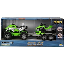 Sunman Maxx Wheels Süper Atv Sesli Ve Işıklı Sürtmeli Araçlar Renkli