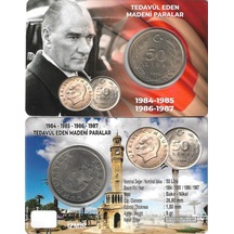 1986 Yılı 50 Lira Özel Açıklamalı Kitinde Çil
