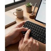 Taşınabilir Mini Bluetooth Klavye Şarjlı Kablosuz Klavye Mh-hs6730-4716