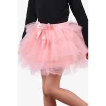 Breeze Kız Çocuk Tütü Etek 8-12 Yaş, Somon Pembe