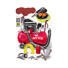 Bakır Sargı Eksantrik Zımpara Makinesi 50lt 2hp Süper Hızlı Dolum Hava Kompresörü Ful Takım