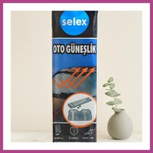 Gees Global Vantuzlu Oto Güneşlik 130x60 Cm Balonlu Lüks Gbzs