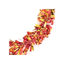 Kırmızı Altın Renk 4 Cm Genişlik Garland Çift Renk Sim Süs 180 Cm +0