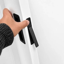 Sese 96mm Gömme Basma Sürgü Kapı Çekme Kolu Siyah 129-96-02