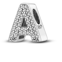 Fubena Taşlı Harf Charm - A