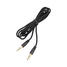 Wozlo 3.5 MM Stereo Erkek Erkek Araç Teyp Cep Telefonu Müzik Ses Bağlantı İpli Aux Kablo 1.5 M
