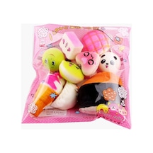 10 Adet Squishy Full Karışık Set - Yumuşacık Sık Bırak Sukuşi Oyuncak Hayvan Figürü