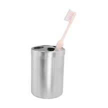 Pazly-paslanmaz Çelik Diş Fırçası Tutucu - Banyo & Tezgah Organizer, 3'ü 1 Arada Renkli
