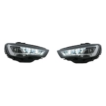 Autogp Audi A3 8v Ön Far Lambası Ledli Halogen Far Uyumlu 2013 / 2016 Cmaua3lf