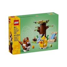LEGO® İlkbahar Hayvan Parkı 40709 - 8 Yaş ve Üzeri Çocuklar için Kuş ve Sincap İçeren Yaratıcı Oyuncak Yapım Seti (172 Parça)