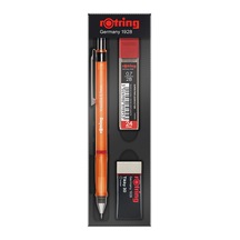 3 Adet Rotring Visuclick Silgili Okul Seti 0.7mm Turuncu