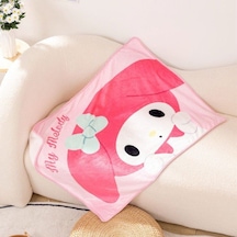 Sevimli Karikatür Desenli Kışık Çocuk Büyük Boy Battaniye 001