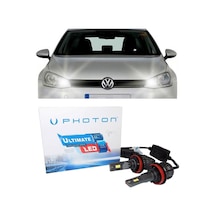 Vw Golf 7.5 Led Xenon Sis Farı Ampulü H11 Ultimate 9500 Lumens Yeni Seri Beyaz 2017-2019