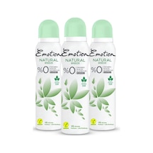 Emotion Natural Breeze Kadın Sprey Deodorant 3 x 150 ML
