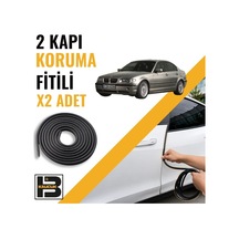 Bmw 3 Serisi E46 2001-2005 Kapı Koruma Fitili-iki Kapı-siyah-bm1060