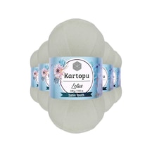 Tedar 5 Adet Lotus Bikini Büstiyer Bluz Örgü İpi K010 Beyaz Najmaddin (No:1) 8.5Cm X 10.5 Cm