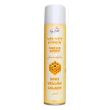 Sarı Kadife Sprey Pasta Boyası 250 Ml Pasta, Mousse, Tatlı Ve Şekerleme Kaplama Spreyi
