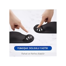 Ergopad Bilek Destekli Ergonomik Kaymaz Taban Mouse Pad, Masa Pedi Siyah