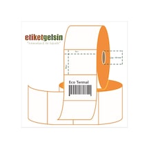 100X100 Termal Etiket 10 Rulo 1 Rulo 400 Adet