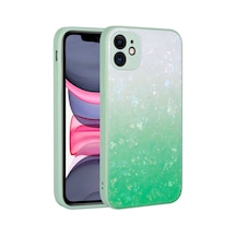 Zore İphone 11 Uyumlu Renk Geçişli Mermer Desenli Sert Silikon Nvth Granit Kılıf-no5
