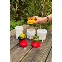 Rufus Concept 3d Christmas Set1 Üçlü Silikon Mum Kalıp Seti