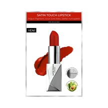 Alix Avien Uzun Süre Kalıcı Nemlendirici Pürüzsüz Etkili Yarı Mat Ruj Satin Touch Lipstick 826 Allure Red