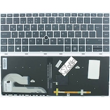 HP Uyumlu EliteBook 840 G5 G6 Notebook Klavyesi - Siyah - TR - ışıklı