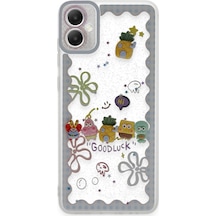 Newface - 67 - Samsung Galaxy A05 Kılıf Sweet Desenli Silikon Kapak - - Edntrend - Açık Mavi