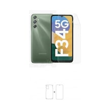 Samsung Galaxy Uyumlu F34 5g Ön, Arka Ve Yan 360 Derece Tam Kaplama Poliüretan Film